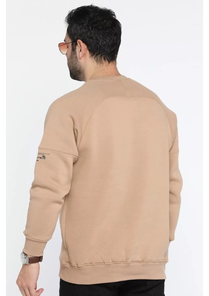 Bisiklet Yaka 3 Iplik Şardonlu Sweatshirt fiyatları