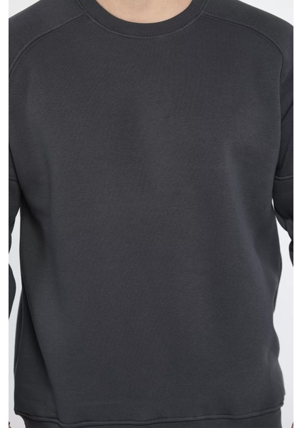 Bisiklet Yaka 3 Iplik Şardonlu Sweatshirt modelleri
