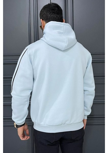 Üç Iplik Şardonlu Kapüşonlu Erkek Sweatshirt fırsatları