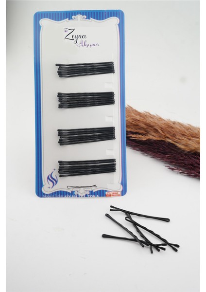 Kadın Siyah Tel Toka Seti