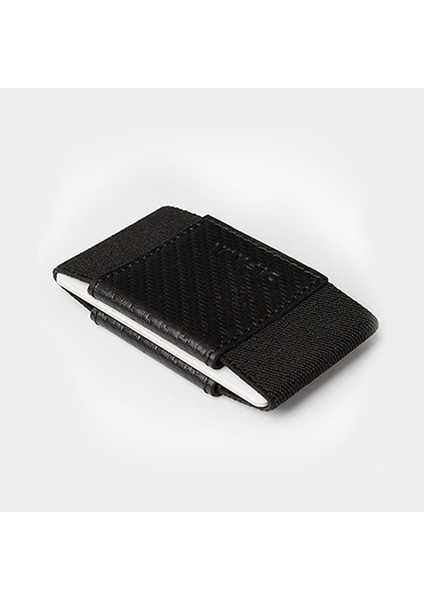 Minimal Deri Cüzdan Kartlık - Karbon