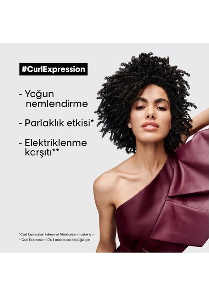 Curl Expression Bukle Belirginleştiren Nemlendirici Maske 250 ml Evaloreal