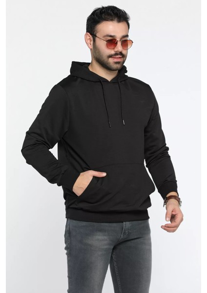 Kapüşonlu Kanguru Cepli Erkek Sweatshirt fırsatları