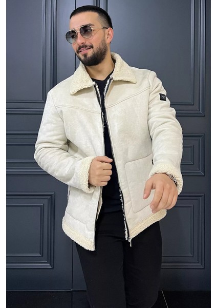 Süet Içi Kürklü Erkek Mont fırsatları