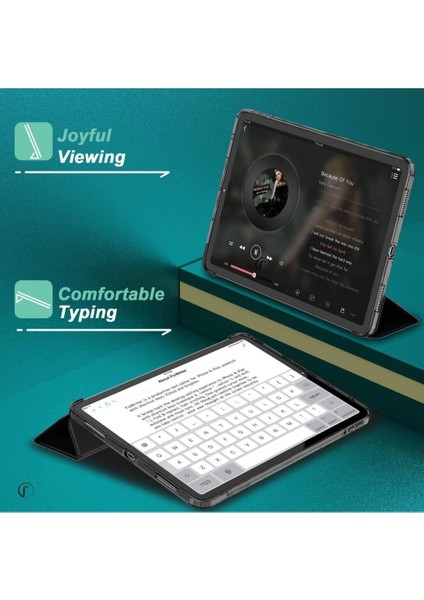 Apple iPad Air 10.9 2022 (10.nesil) Redclick Smart Cover Kalem Bölmeli Standlı 1-1 Kılıf indirimleri