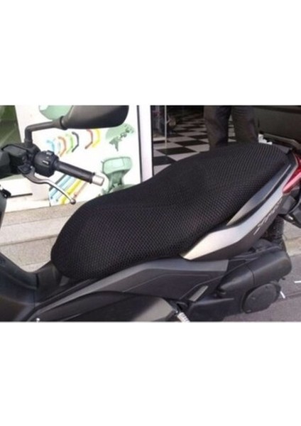 Xmax Forza Burgman Joymax Büyük Model Scooter Motosiklet 3D Fileli Sele Kılıfı Motor Koltuk Filesi