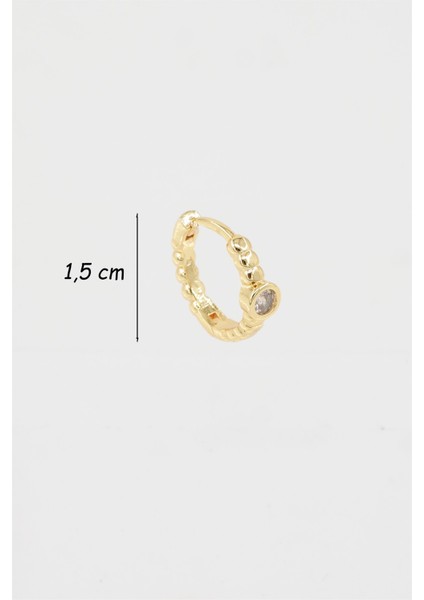 Kadın Kendi Tarzını Oluştur Zirkon Taşlı Halka 1 Adet Küpe fiyatları