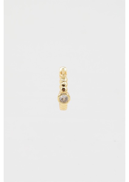 Kadın Kendi Tarzını Oluştur Zirkon Taşlı Halka 1 Adet Küpe modelleri