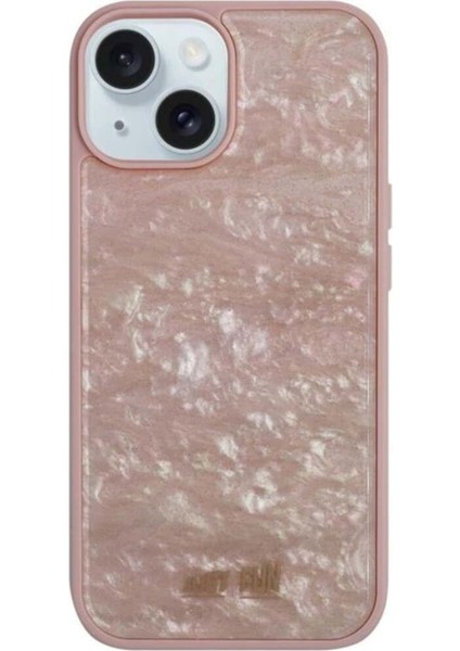 iPhone 15 Uyumlu Marble Cover Mermer Desenli Darbe Dayanımlı Silikon Telefon Kılıfı