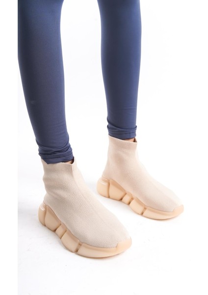 Kadın Çorap Sneaker Hafif Kalın Taban Günlük Slip On Trend Spor Ayakkabı Sneaker modelleri