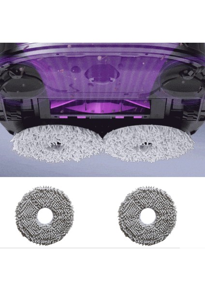 V12 V10 Robot Süpürge Aksesuarları Için 8 Adet Yedek Parça Yıkanabilir Paspas Bezi Hepa Filtre (Yurt Dışından) modelleri