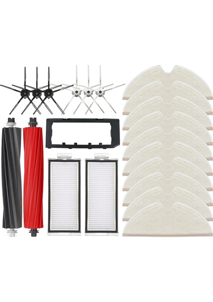 Q8 Max, Max+, Q5 Pro, Pro+ Robot Süpürge Ana Fırça Kapağı Hepa Filtre Paspas Pedi Yedek Parçaları (Yurt Dışından)