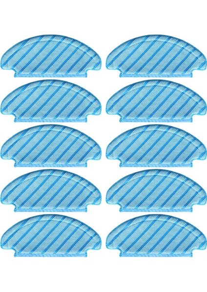 N8,n8+ T8 T9 Elektrikli Süpürge Için 10'lu Paket Yedek Paspas Bezleri,yıkanabilir Mikrofiber Aksesuarlar Zemin Temizliği (Yurt Dışından)