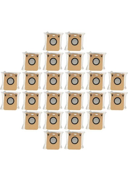 Bot D10 Plus RLS3D Elektrikli Süpürge Yedek Parça Aksesuarları Için 24 Adet Toz Torbası (Yurt Dışından)