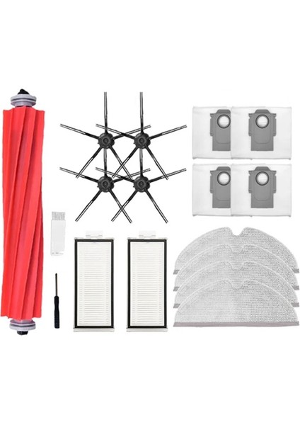 For + Max Max+ Plus T8 Robot Süpürge Ana Yan Fırça Hepa Filtre Paspas Bezi (Yurt Dışından)