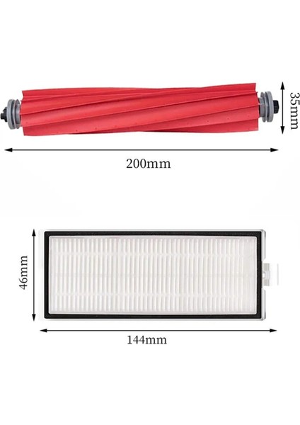 For + Max Max+ Plus T8 Robot Süpürge Ana Yan Fırça Hepa Filtre Paspas Bezi (Yurt Dışından) modelleri