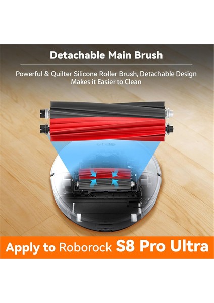 S8 Pro Ultra Elektrikli Süpürge Aksesuarları Ana Silindir Fırçaları Yedek Yedek Parçaları (Yurt Dışından) indirimleri
