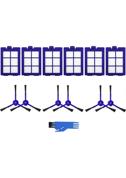 Robovac X8 Hybrid Robot Süpürge Yedek Parçaları Yan Fırça Hepa Filtre Aksesuarları Için Yedek Parçalar (Yurt Dışından)