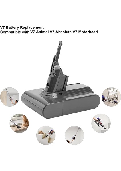 21.6V V7 Pil Adaptörü + Ön/arka Filtreler Animal Pro Elektrikli Süpürge Için Değiştirilebilir (Yurt Dışından) fırsatları