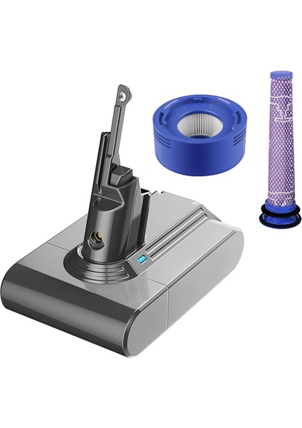 21.6V V7 Pil Adaptörü + Ön/arka Filtreler Animal Pro Elektrikli Süpürge Için Değiştirilebilir (Yurt Dışından) indirimleri