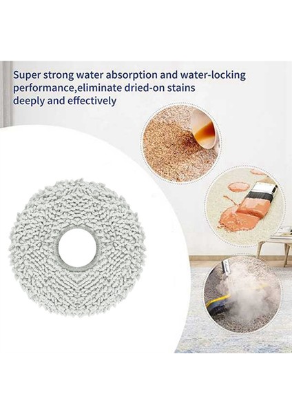 Debot / T20 Pro X1 Omnı T10 Omni Robot Süpürge Paspas Bezi Aksesuar Yedek Parça Için 8 Adet (Yurt Dışından) indirimleri