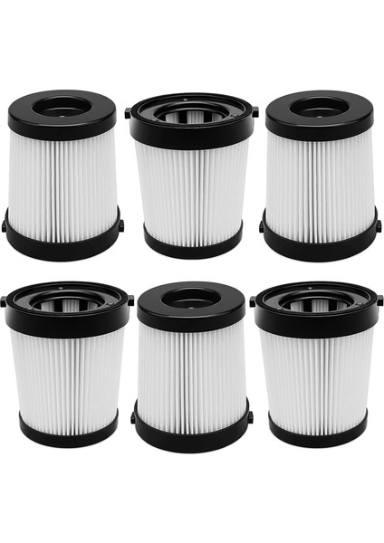 FSV101 Kablosuz Dikey Elektrikli Süpürge Serisine Uygun 6 Paket FSV001 Hepa Filtre (Yurt Dışından)
