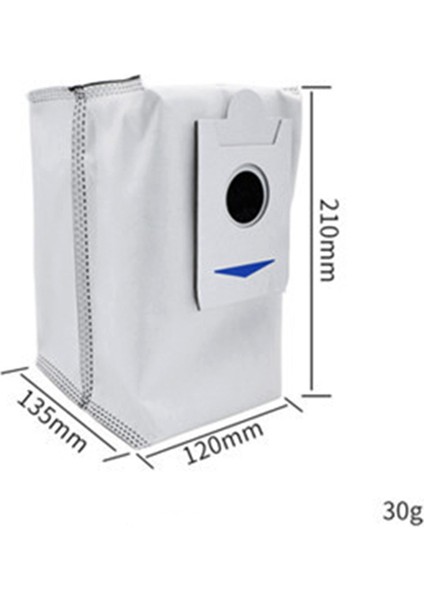 Debot X2PRO / X2 DEX86 Robot Süpürgeler Için Toz Torbaları Torba Aksesuarları Çöp Değiştirilebilir Yedek Parçalar (Yurt Dışından)