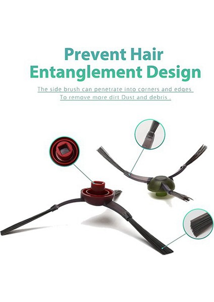 Ozmo 900 DN5G Elektrikli Süpürge Parçaları Için 8 Adet Yan Fırça Seti (Yurt Dışından) indirimleri