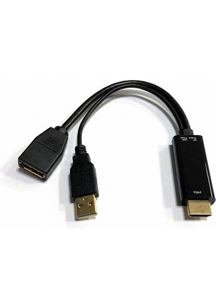 Bc-Dsp-Ha-Dp HDMI To Dısplay Port ++ V1.2 Erkek-Dişi Dönüştürücü Adaptör