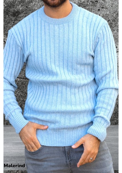 Erkek Triko Kazak Bisiklet Yaka Rahat Kalıp fiyatları