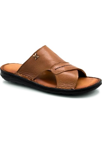 Deri Erkek Terlik Hafif Terlik Deri Şırıngıl Taba fiyatları