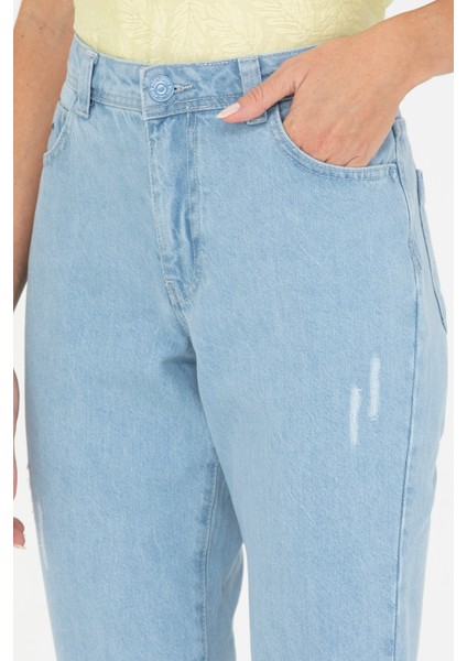 Kadın Açık Mavi Pantolon (Jean) 50263775-DN0021