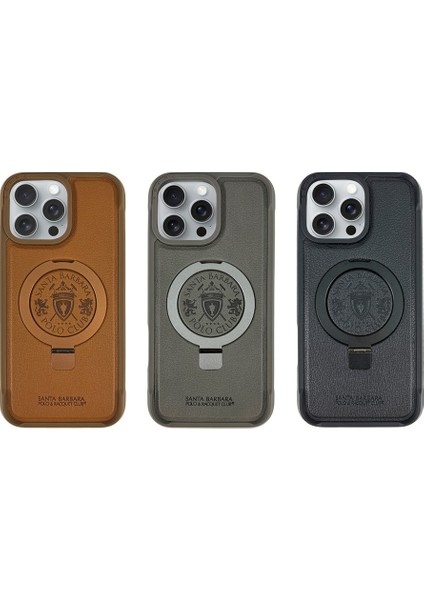 Santa Barbara Polo Racquet Club Apple iPhone 16 Pro Max Primo Magsafe Stand Kapak fiyatları