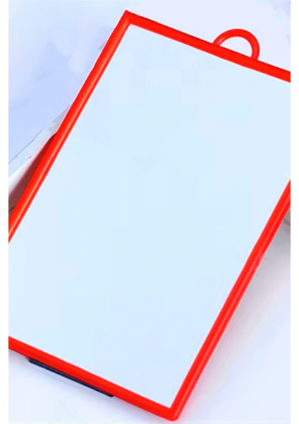 Kare Çerçeveli Makyaj Aynası Mini Ayna Traş Aynası Pratik Minik Katlanır Ayna