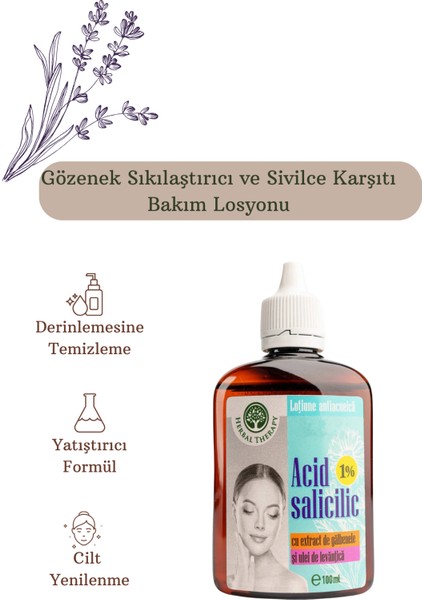 Lavanta Yağı ve Salisilik Asit Içeren Losyon, 100 ml