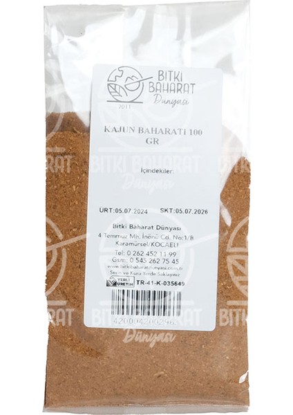 Kajun Baharatı 100 gr