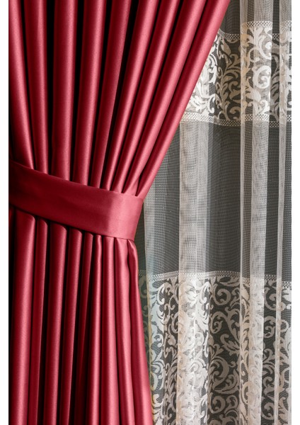 Sık Pileli Mint Blackout Karartma Kumaştan Fon Perde 1 x 3 V09 Tek Kanat fiyatları