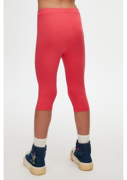 Nar Çiçeği Basic Kız Çocuk Diz Altı Tayt Kapri fırsatları