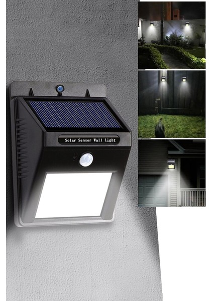 48 Ledli Güneş Enerjili Bahçe Lambası Solar Hareket Sensörlü