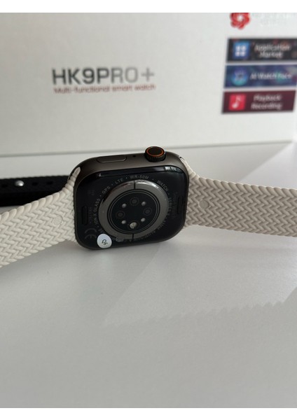 Hk9 Pro Plus Amoled Ekran 2inç Yapay Zeka Galeri Ses Kaydı Kulaklık Bağlama Akıllı Saat
