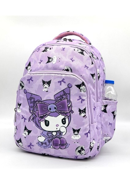 Kız Çoçuğu Ilkokul Çantası Karakter Desenli Lila 3'li Takım Ilk Okul Sırt Çantası fiyatları