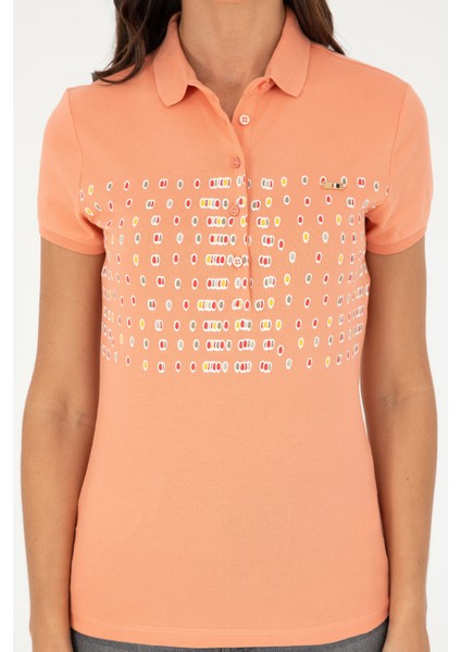 Kadın Somon Tişört 50282885-VR047