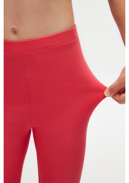 Nar Çiçeği Basic Kız Çocuk Diz Altı Tayt Kapri modelleri