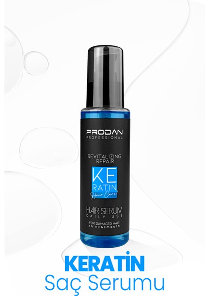 Keratin Şampuan & Şaç Serumu | Parlaklık Verici 2'li Saç Bakım Seti - 400ml + 100 ml fırsatları