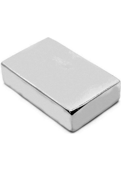 Mıknatıs, 40MM x 25MM x 10MM Köşeli Süper Güçlü Neodyum Mıknatıs