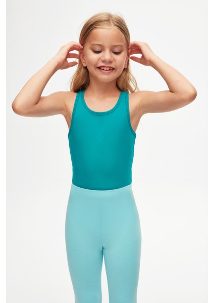 Cam Göbeği Basic Kız Çocuk Diz Altı Tayt Kapri fiyatları