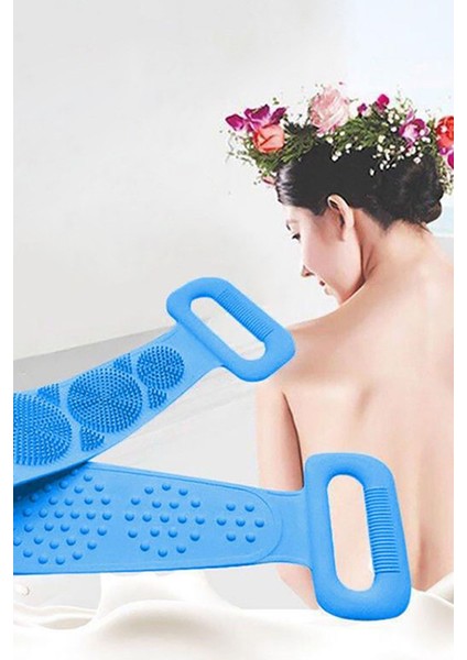 Çift Taraflı Banyo Hamam Lifi Silikon Masajlı Yumuşak Duş Lifi Uzun Ömürlü Hazır Banyo Kesesi modelleri