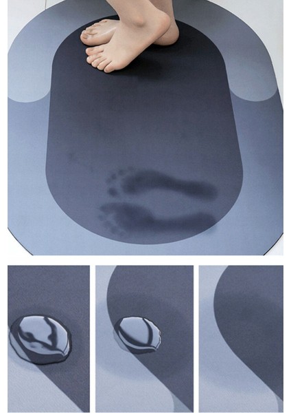 Banyo Paspası Süper Su Emici Kaymaz Taban Paspas (57 x 38 cm ) fiyatları