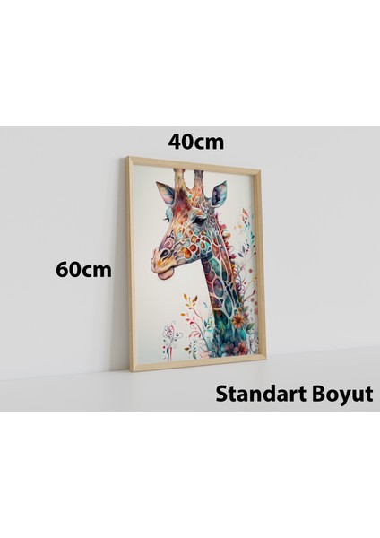 Ahşap Çerçeve 40 x 60 cm Modern Uv Baskı Tablo