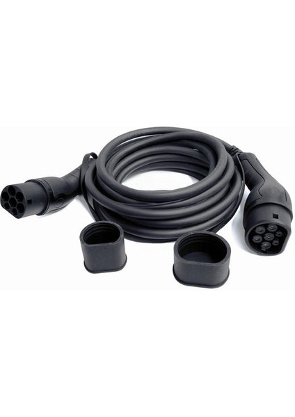BC-EV-CC16-300 3 mt Type2 To Type2 400V 16A Düz Tpu Elektrik Şarj Cihazı